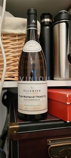 Burgundy Puligny-Montrachet Premier Cru Aegerter Puligny-Montrachet Premier Cru Les Champgains Réserve Personnelle 2012