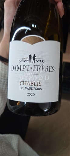 Burgundi Chablis Grand Cru Dampt Frères Les Vaudésirs 2020