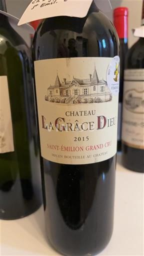 Bordeaux Saint-Émilion Grand Cru Grand Cru Château La Grâce Dieu 2015