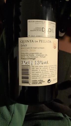 Bồ Đào Nha Dão Quinta da Pellada Jaen 2016