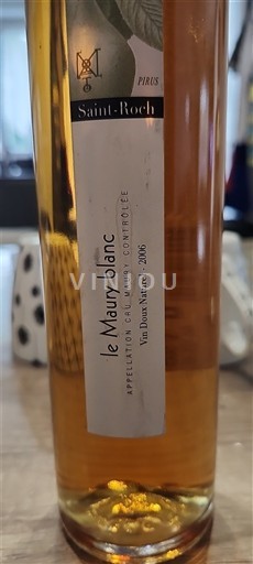 Roussillon Maury sec Saint-Roch Pirus 2006