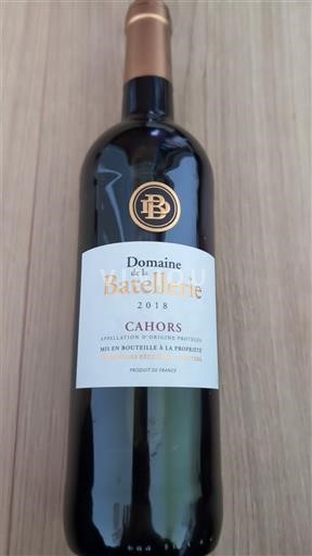 Lounais-Ranska Cahors Domaine La Batellerie 2018