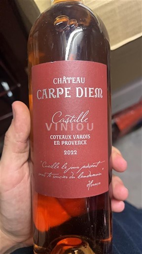 Provence Coteaux Varois en Provence Château Carpe Diem Castille 2022