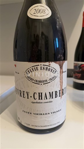 Bourgogne Gevrey-chambertin Sylvie Esmonin Vieilles Vignes 2008