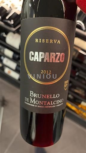 Toscana Brunello di Montalcino Caparzo Riserva 2012