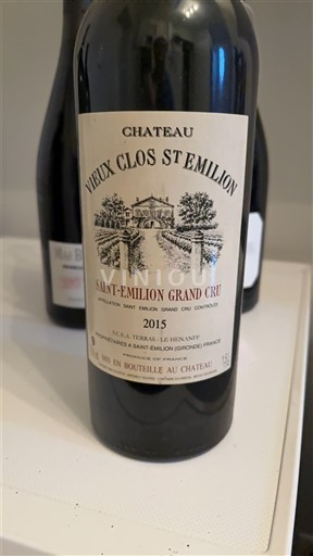 Bordeaux Saint-Émilion Grand Cru Château Vieux Clos St Emilion 2015