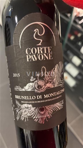 Toscana Brunello di Montalcino Corte Pavone 2015