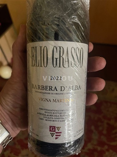 Piemonte Barbera d'Alba Elio Grasso Vigna Martina 2022