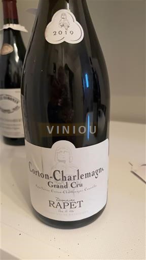 Borgogna Corton-charlemagne Grand Cru Domaine Rapet 2019