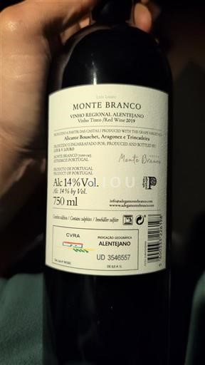 Alentejo Alentejano Monte Branco 2019