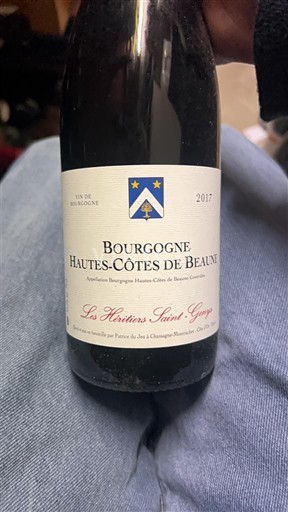 Бургундія Не вказано Les Héritiers Saint-Genys 2017