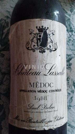 Bordeaux Médoc Château Lassalle 1988