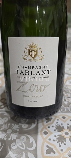 Champagne Champagne Tarlant Zero Ikke årgangsbestemt