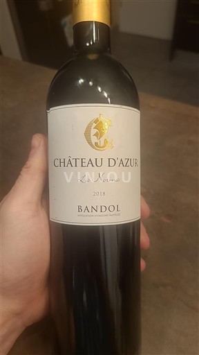 Provence Bandol Château Azur Les Noires 2018