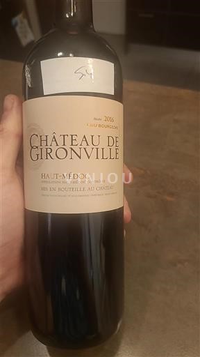 Bordeaux Haut-Médoc Château Gironville 2016