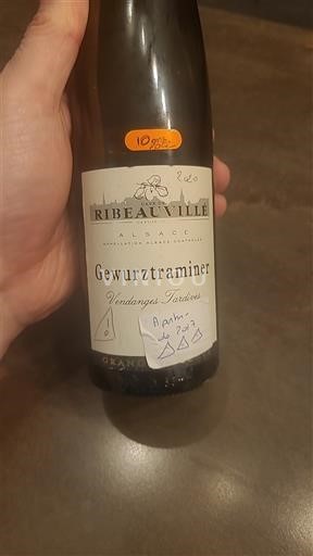 Alsace Không được chỉ định Vendanges Tardives Ribeauvillé 2020