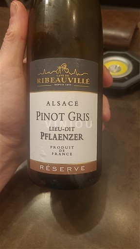 Alsace Cave de Ribeauvillé Lieu-dit Pflaenzer Réserve Không niên vụ