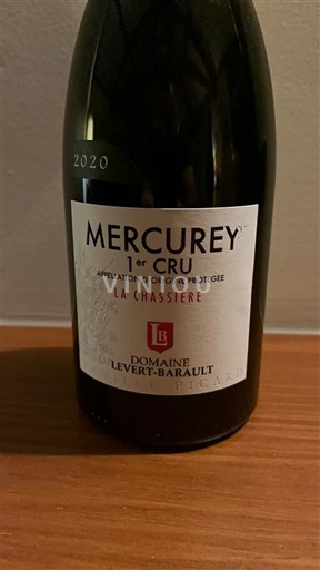 Bourgogne Mercurey Premier Cru Domaine Levert-Barault La Chassière 2020