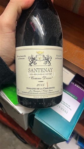 Bourgogne Santenay Domaine La Choupette Comme Dessus 2015