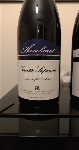 Valle de Aosta Torrette Superior Anselmet Élevé en fût de chêne 2024