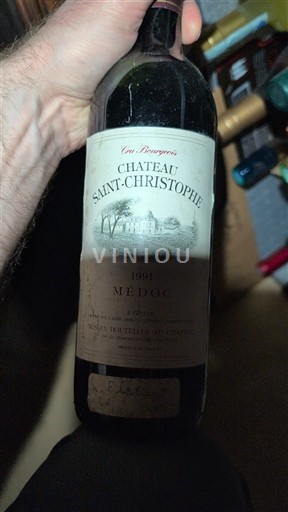 Bordeaux Médoc Château Saint-Christophe 1991