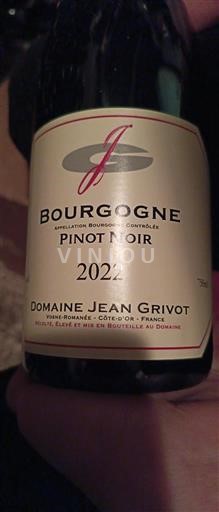 Bourgogne Domaine Jean Grivot 2022