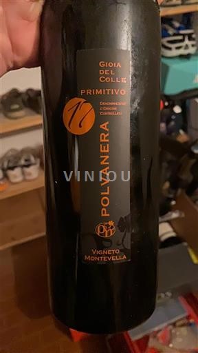 Puglia Gioia del Colle Polvanera Vigneto Montevella 2017