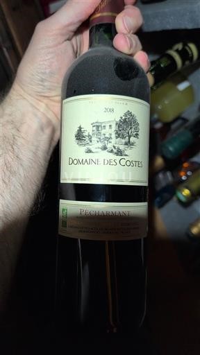 Sydvestfrankrig Pécharmant Domaine S Costes 2018