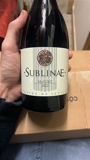 Alpes và các vùng Rhodanien Collines rhodaniennes Domaine Seyssuel Sublinae 2022