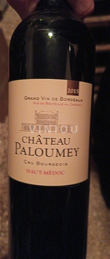 Bordeaux Haut-Médoc Paloumey 2015