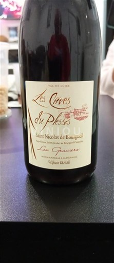 Thung lũng sông Loire Saint-Nicolas-De-Bourgueil Les Caves du Plessis Les Graves 2020