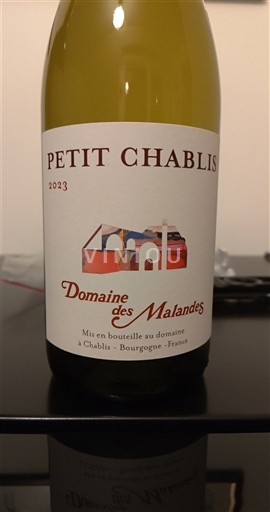 Borgogna Petit-chablis Domaine S Malandes 2023