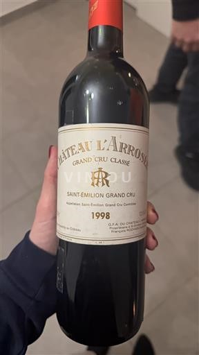 Bordeaux Saint-Émilion Grand Cru Château L'Arrosée 1998