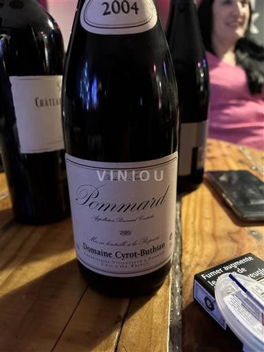 Bourgogne Pommard Domaine Cyrot-Buthiau 2004