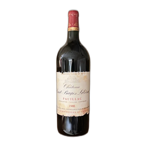 Bordeaux Pauillac Château Haut-Bages Libéral 1988