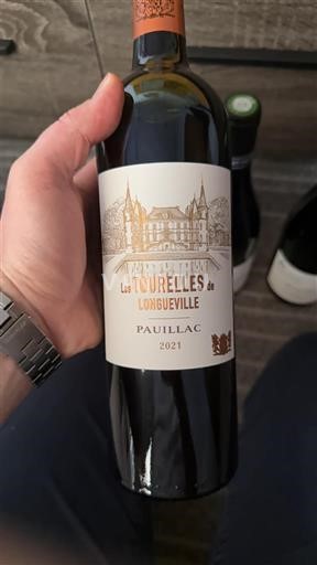 Bordoja Pauillac Château Pichon-Longueville Baron Les Tourelles de Longueville 2021