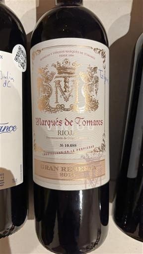 La Rioja Rioja Marqués de Tomares Gran Reserva 2017
