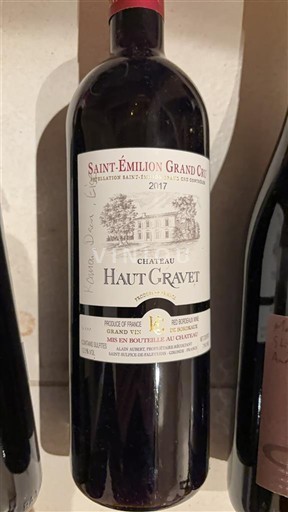 Bordeaux Saint-Émilion Grand Cru Grand Cru Château Haut Gravet 2017