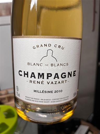 Šampanja Šampanjec René Vazart Blanc de Blancs 2017