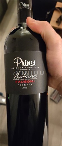 Piemonte Barbaresco Prinsi Fausoni Riserva 2015