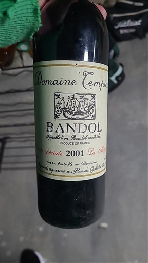 Provence Bandol Domaine Tempier La Migoua 2001