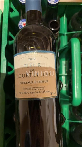 Bordeaux Bordeaux Supérieur Domaine Courteillac Fleur de Courteillac 2015