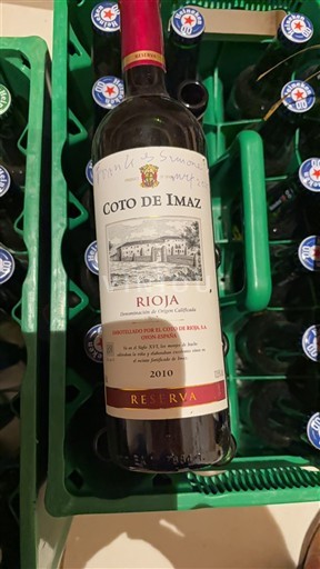 La Rioja Rioja Coto de Imaz Reserva 2010