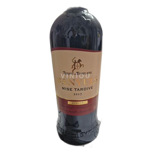 Roussillon Banyuls Terres des Templiers Mise Tardive 2017