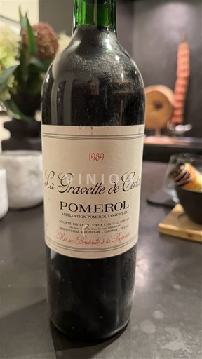 Bordeaux Pomerol La Gravette de Certan 1989