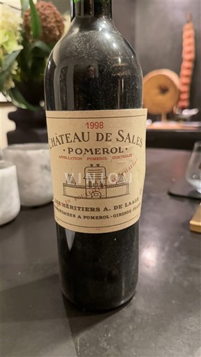 Bordeaux Pomerol Château Sales 1998