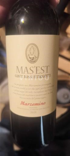 Trentin-Haut-Adige Vigneti delle Dolomiti Conti Bossi Fedrigotti Mas'Est 2021