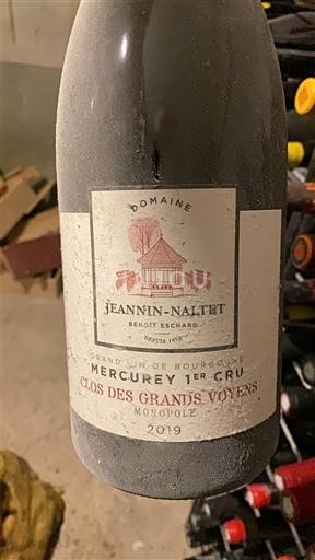 Borgogna Mercurey Premier Cru Domaine Jeannin-Naltet Clos des Grands Voyens Monopole 2019