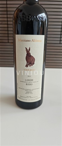 Piemonte Langhe Marziano Abbona I Due Ricci 2021