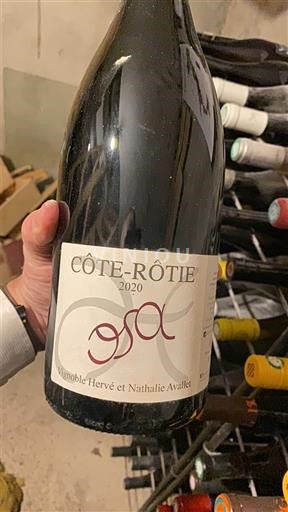Rhône Valley Côte-Rôtie Vignoble Hervé et Nathalie Availlet osa 2020